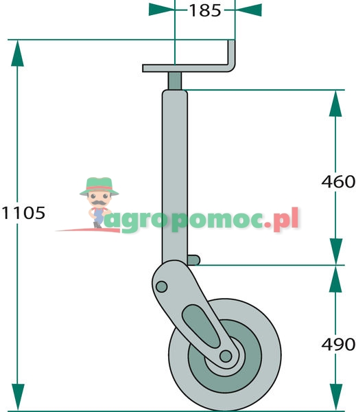 SIMOL Jockey wheel | zdjęcie nr 2