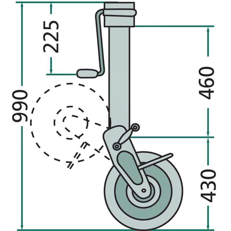 SIMOL Jockey wheel | zdjęcie nr 2