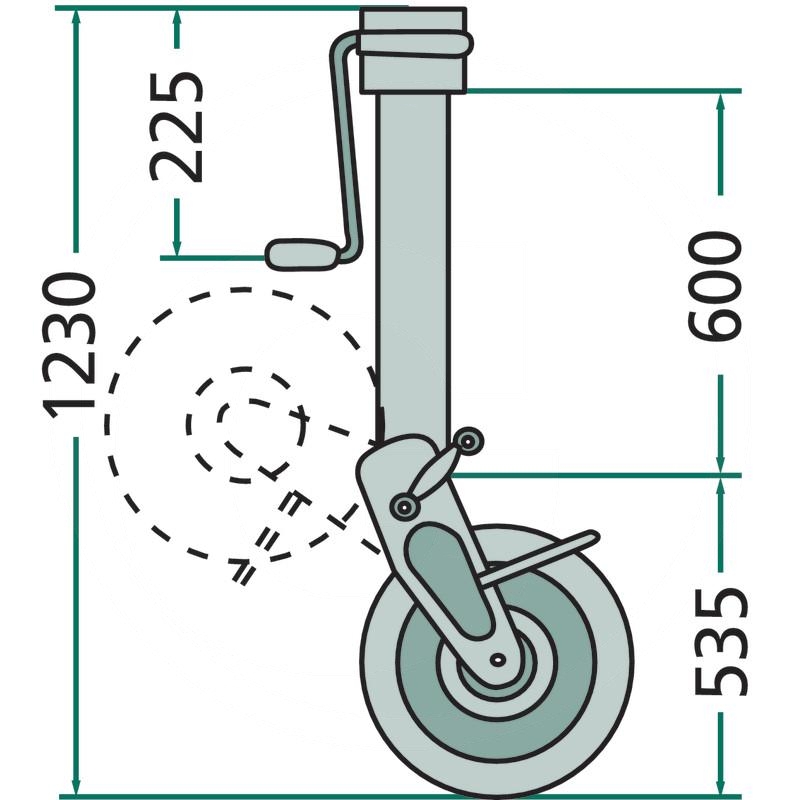 SIMOL Jockey wheel | zdjęcie nr 2