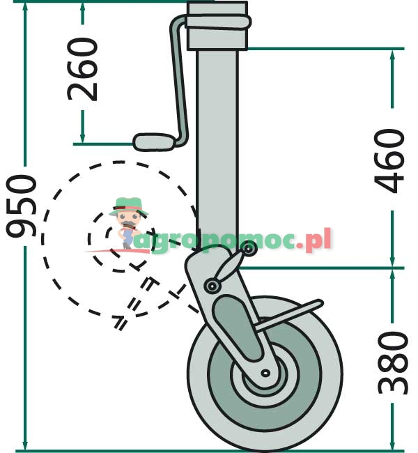 SIMOL Jockey wheel | zdjęcie nr 2