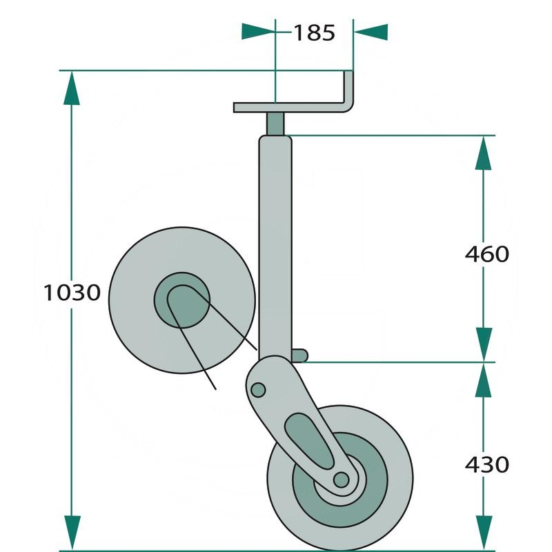 SIMOL Jockey wheel | zdjęcie nr 2