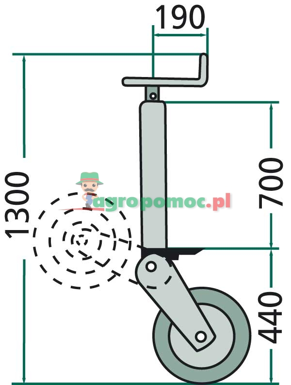 SIMOL Jockey wheel | zdjęcie nr 2