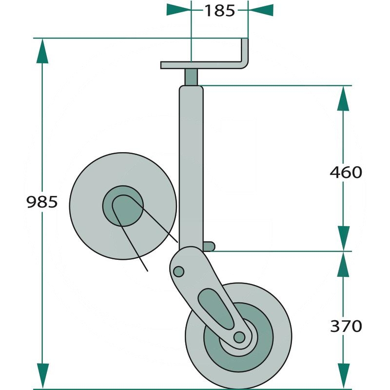 SIMOL Jockey wheel | zdjęcie nr 2