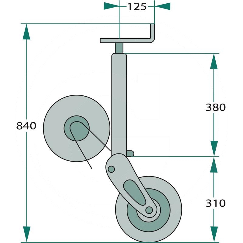 SIMOL Jockey wheel | zdjęcie nr 2