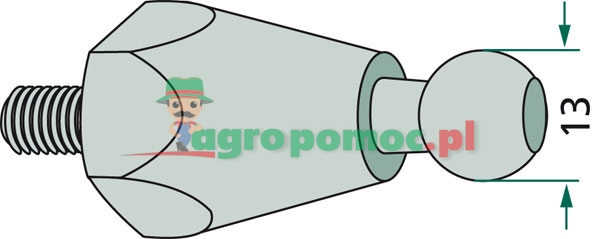 Stabilus Ball pin | 04345708 | zdjęcie nr 2