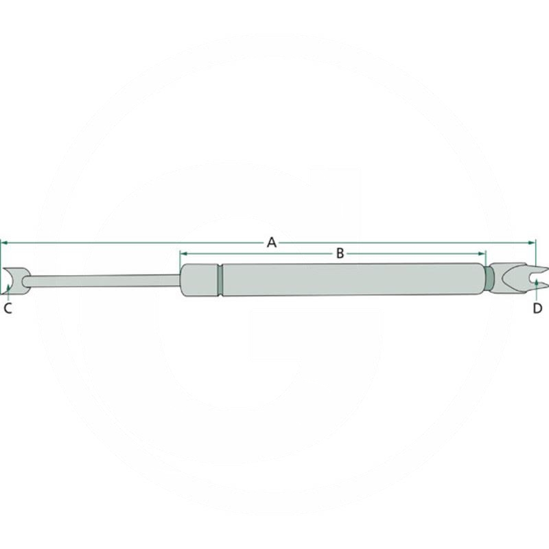 Stabilus Gas strut | H816810020100 | zdjęcie nr 2