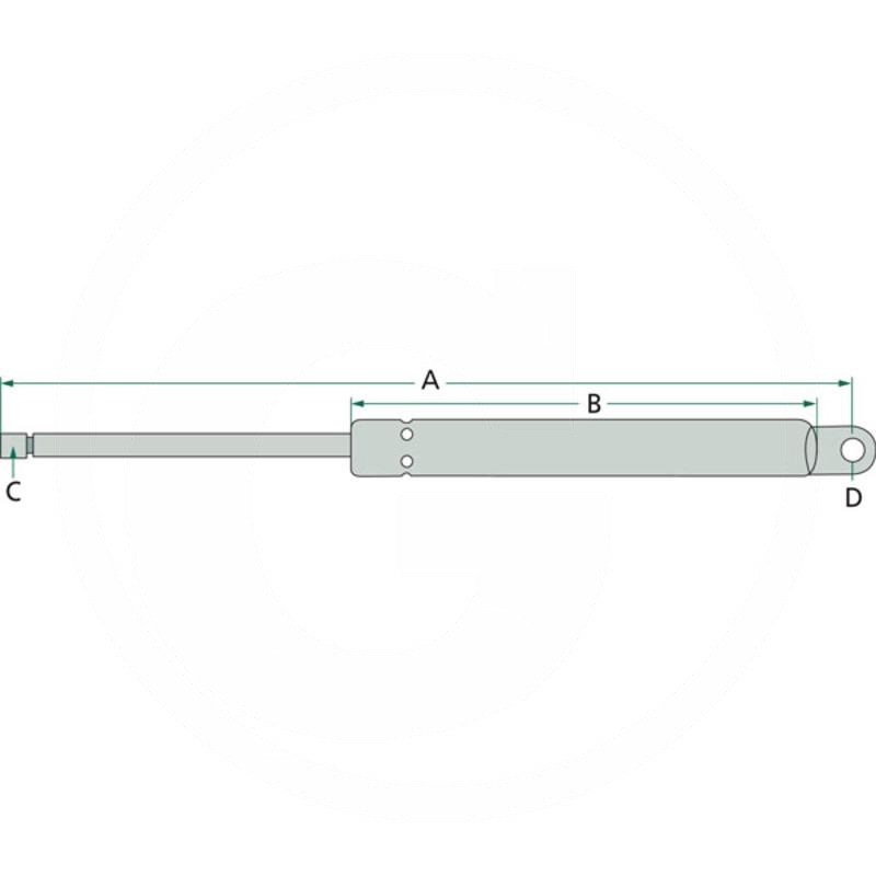 Stabilus Gas strut | 3303021M91, 1897726M91 | zdjęcie nr 2