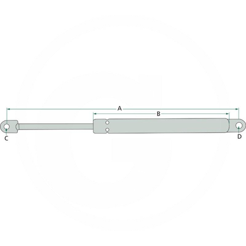 Stabilus Gas strut | 3103254M1 | zdjęcie nr 2