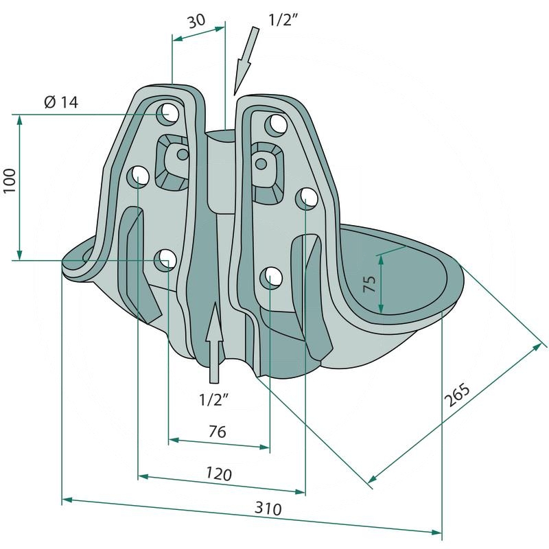 Suevia Double drinking bowl | zdjęcie nr 2