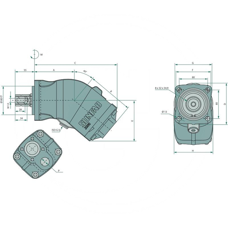 SUNFAB Single-circuit piston pump | zdjęcie nr 2