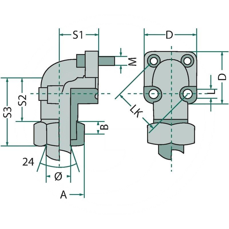 Threaded fitting | WF35LK-S20-315 | zdjęcie nr 2