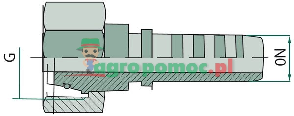 Volz PN 06 DKOL M18x1.5 VA | zdjęcie nr 2