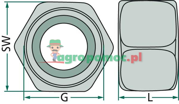 WABCO Cap nut | 893 070 834 4 | zdjęcie nr 2
