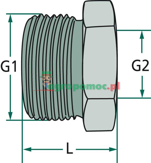 WABCO Reduction piece | 893 180 604 4 | zdjęcie nr 2