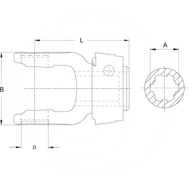 Walterscheid AS yoke | 133834, 21.83.100, 21.83.30 | zdjęcie nr 2