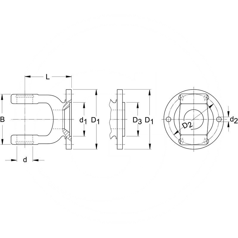 Walterscheid Flange yoke | 21.32.03 | zdjęcie nr 2