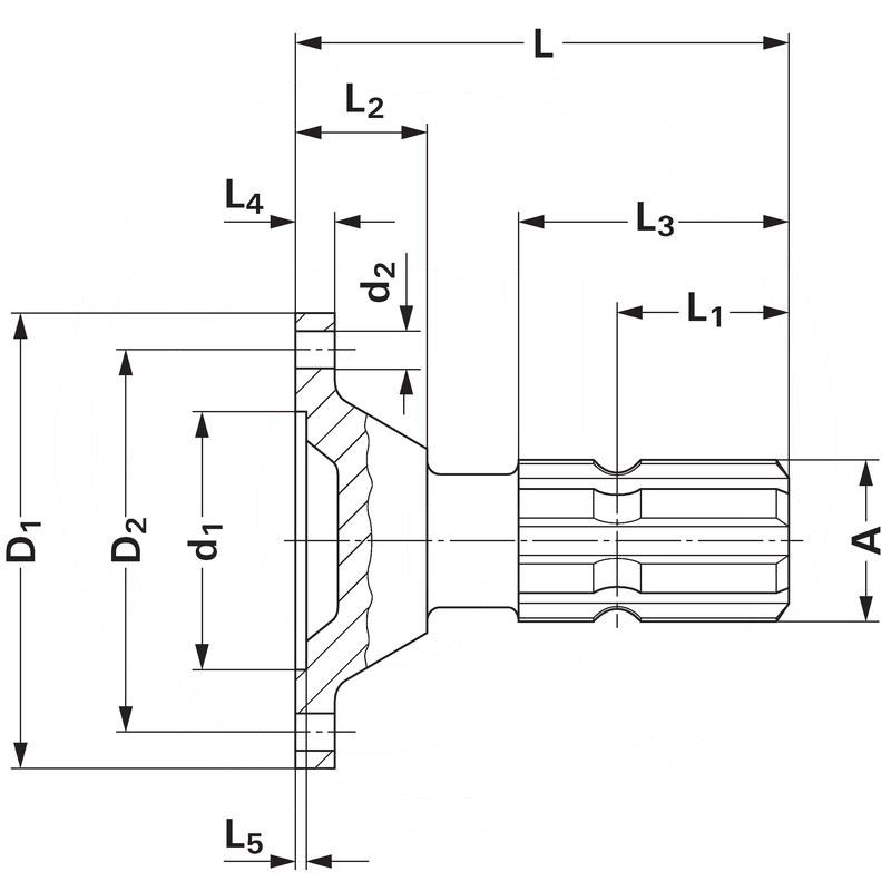 Walterscheid Flanged gudgeon | 042697, 1042697, 16.09.03 | zdjęcie nr 2