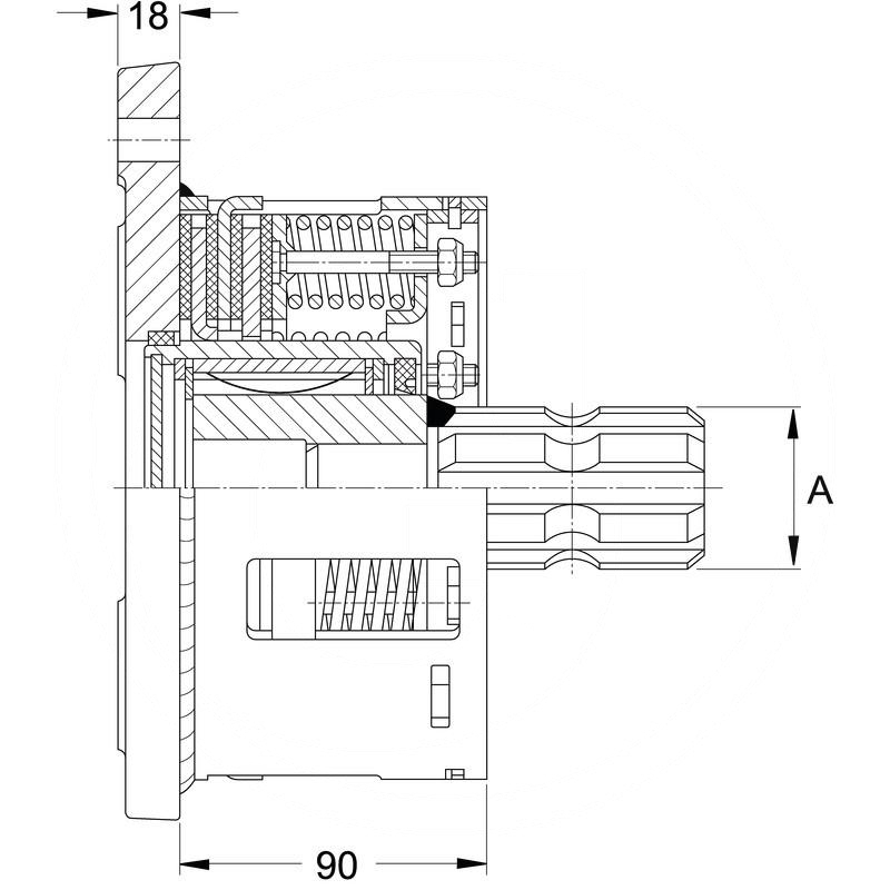 Walterscheid Friction clutch | 114227, 1114227, 58.106.56 | zdjęcie nr 2