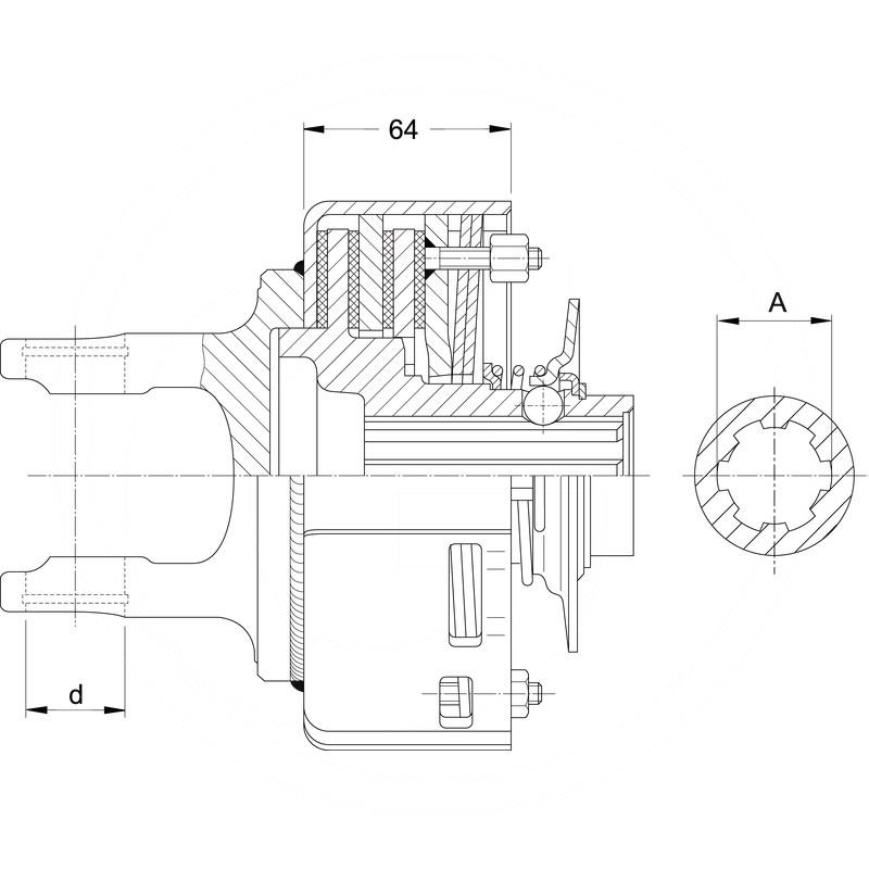 Walterscheid Friction clutch | 115164, 1115164, 56.287.16 | zdjęcie nr 2