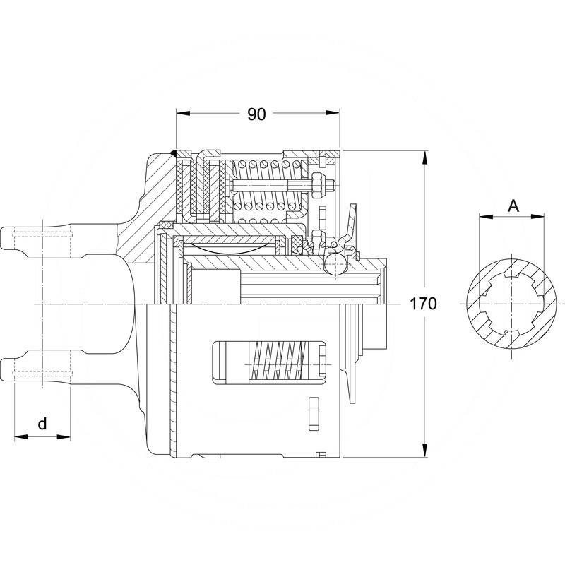 Walterscheid Friction clutch | 195622, 1195622, 56.100.51 | zdjęcie nr 2