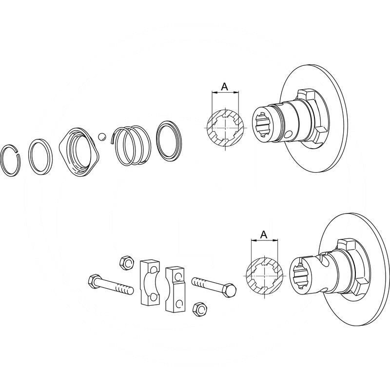 Walterscheid Hub | 051554, 1051554, 56.64.12 | zdjęcie nr 2