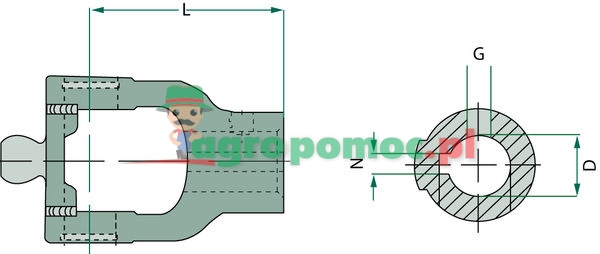 Walterscheid Hub yoke | zdjęcie nr 2