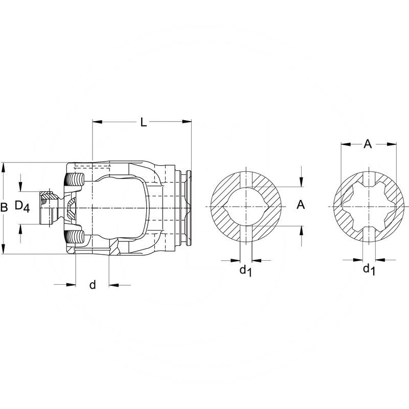 Walterscheid Inboard yoke | 133990, 1133990, 36.13.312M | zdjęcie nr 2