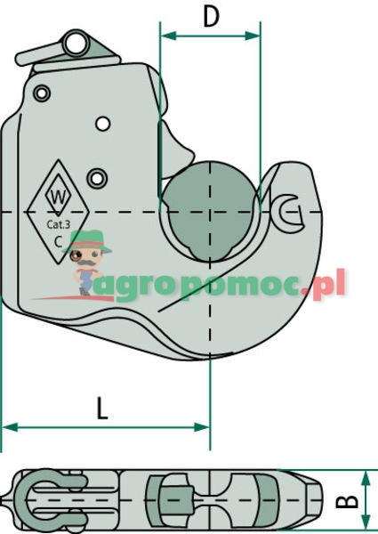 Walterscheid Lower link hook | 200182 | zdjęcie nr 2