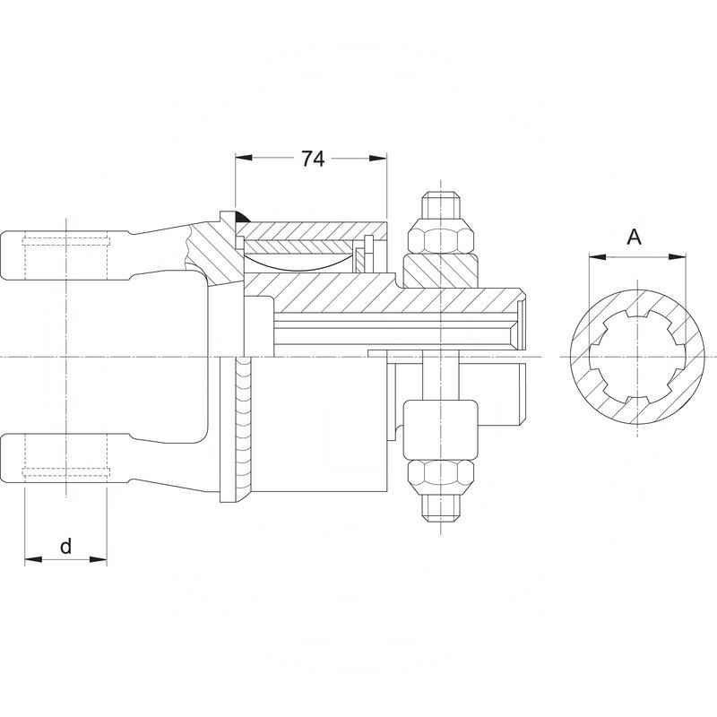 Walterscheid Overrunning clutch | 172693, 1172693, 56.122.41 | zdjęcie nr 2