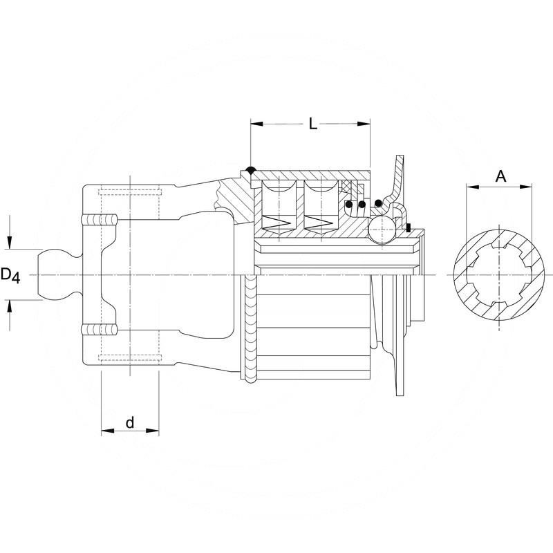 Walterscheid Radial pin clutch | 163737, 1163737, 55.673.03 | zdjęcie nr 2