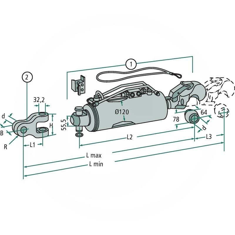 Walterscheid top link | zdjęcie nr 2