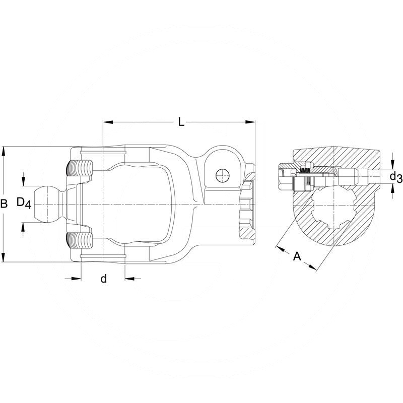 Walterscheid Yoke | 135319, 1135319, 36.18.830M | zdjęcie nr 2