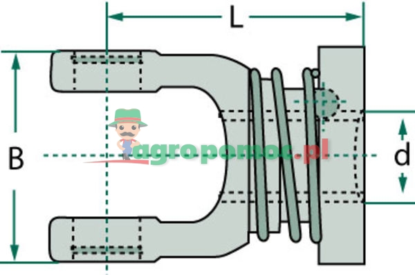 Walterscheid Yoke | 135345, 1135345, 26.84.108+ | zdjęcie nr 2