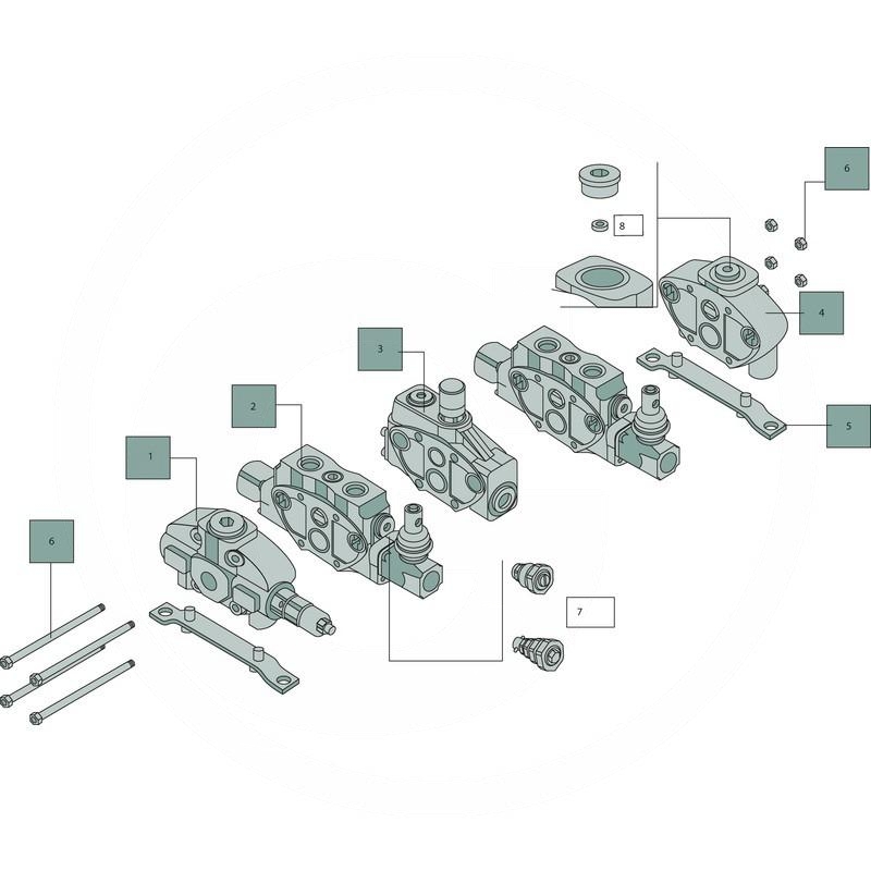 Walvoil Carry-over plug X-SD-25-O-RE | 4TAP426612 | zdjęcie nr 2