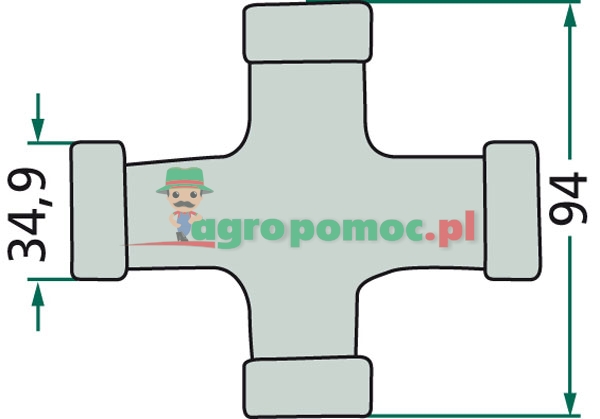 Weasler Cross fitting | 4120L | zdjęcie nr 2