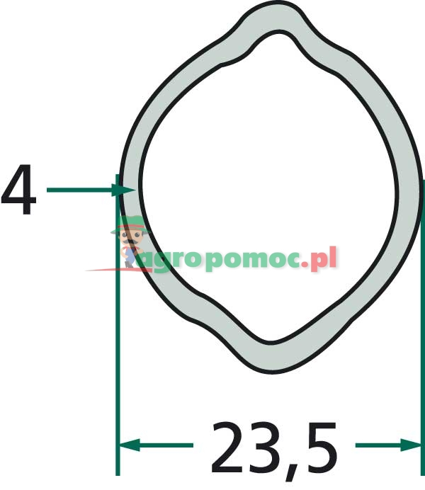 Weasler Profile tube 1 m | zdjęcie nr 1