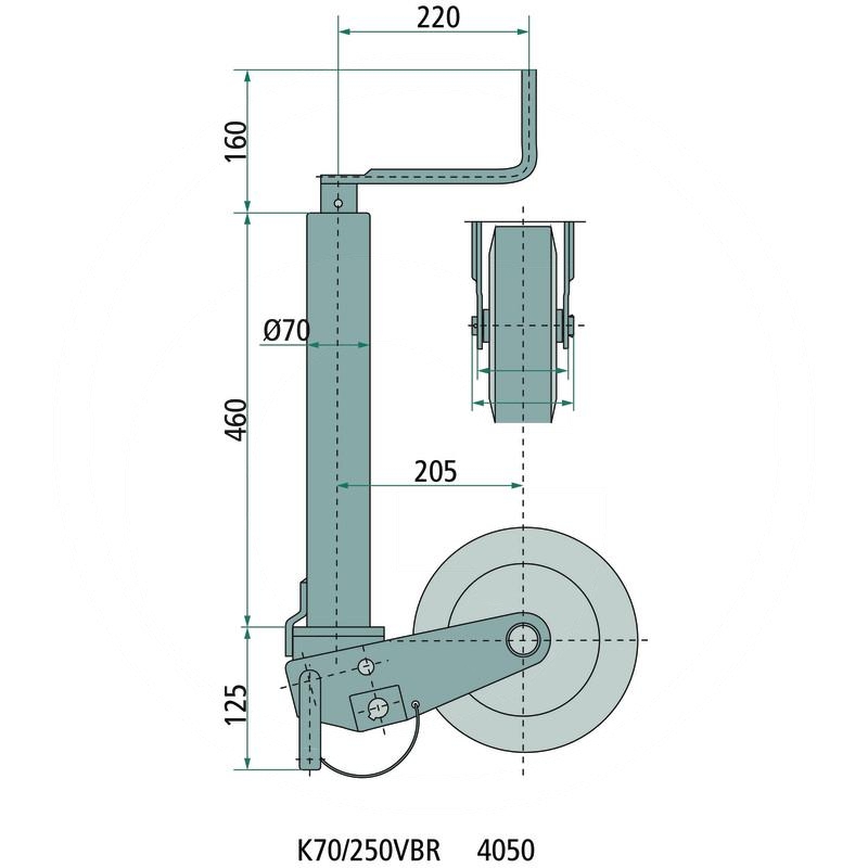 Winterhoff Jockey wheel | zdjęcie nr 2