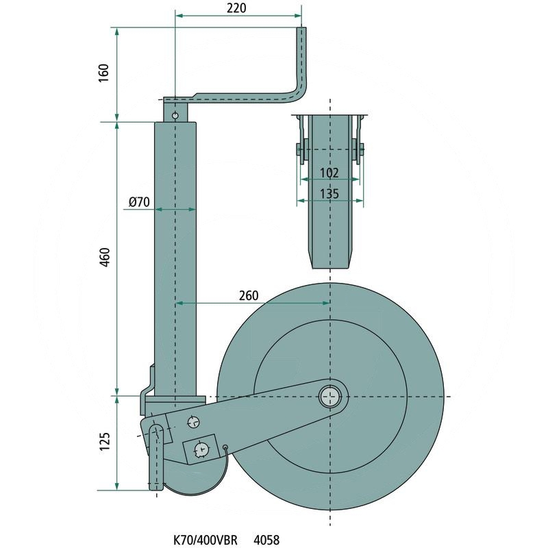 Winterhoff Jockey wheel | zdjęcie nr 2