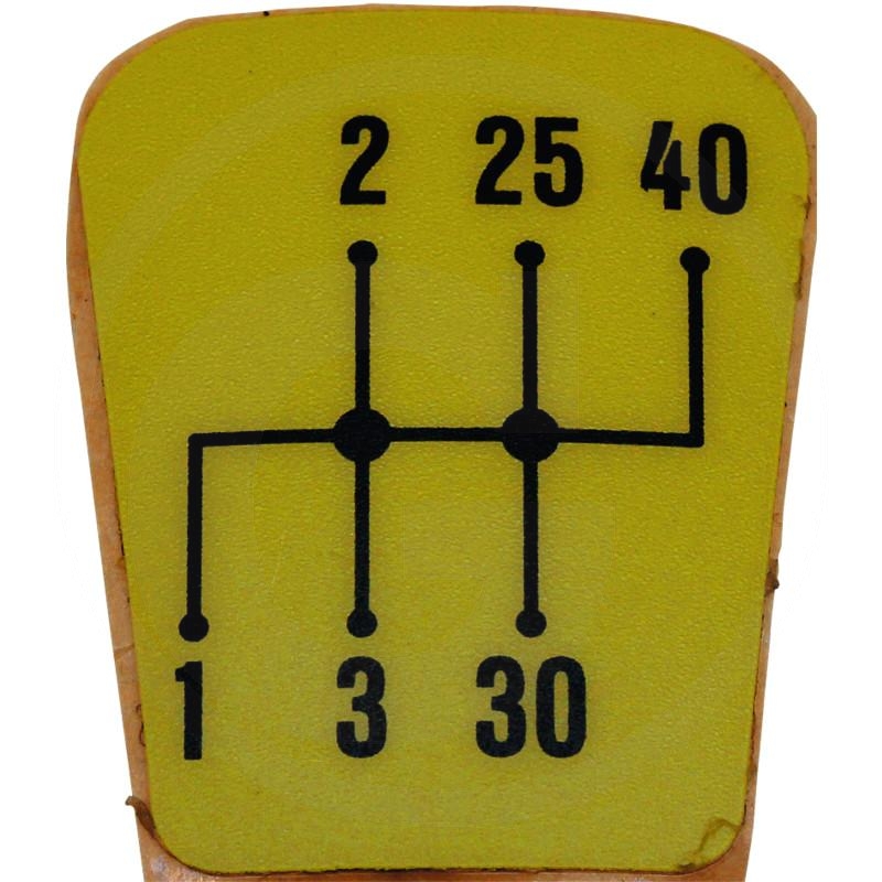 Gearshift pattern | 312100090090, 312101090020 | zdjęcie nr 1