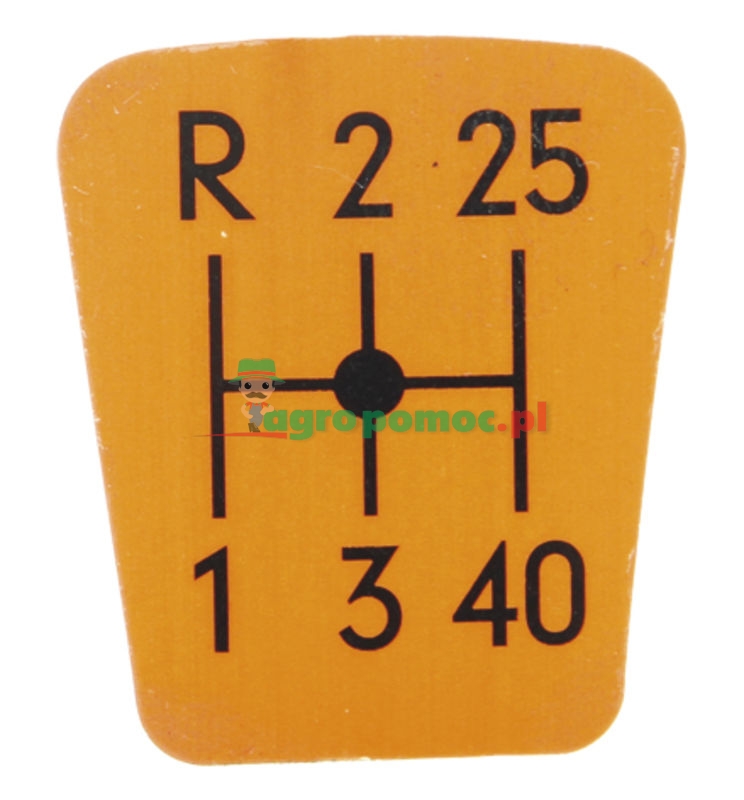 Gearshift pattern | 210103090410 | zdjęcie nr 1