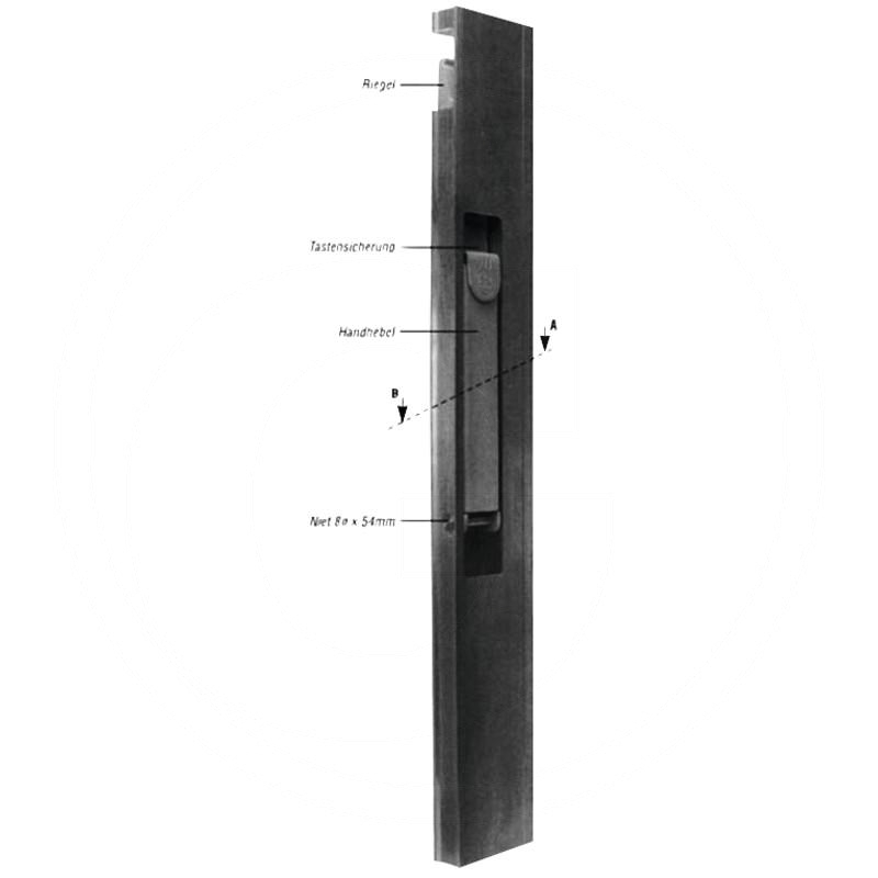 Long-travel recessed bar catch | zdjęcie nr 1