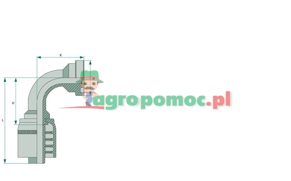 PNE 20 SFL 3/4" 90° | zdjęcie nr 1