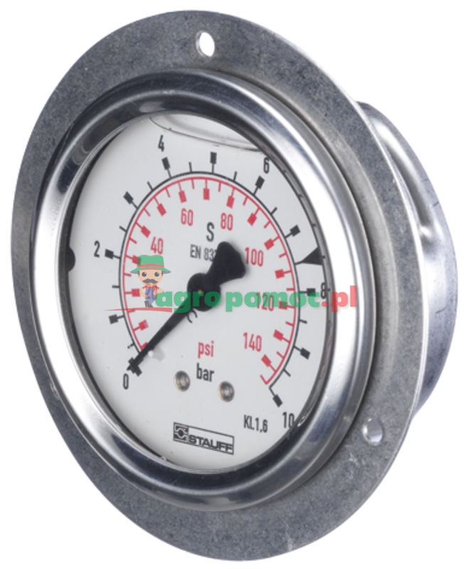 Pressure gauge 40 bar Ø63mm - 1/4" | zdjęcie nr 1