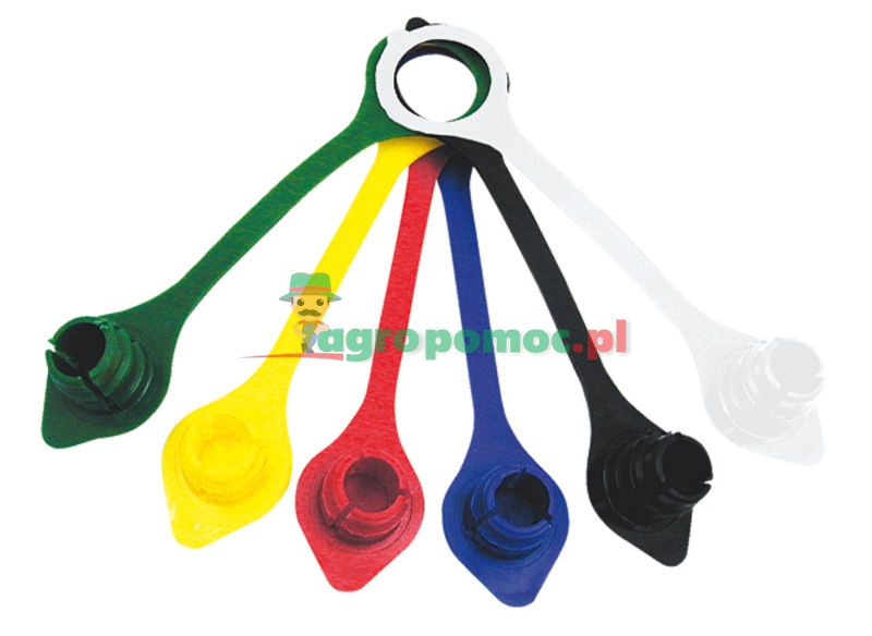 Protective cap male thread KS DN12-BG3 red | zdjęcie nr 1