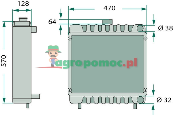 Radiator | 3112868R94 | zdjęcie nr 1