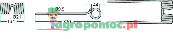 Rotary tedder tines | 9568151 | zdjęcie nr 1