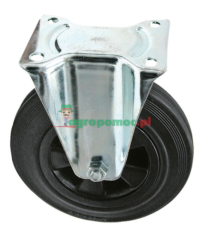 Solid-rubber fixed castor | zdjęcie nr 1