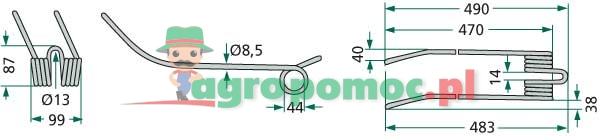 Swather tines | 57502000 | zdjęcie nr 1