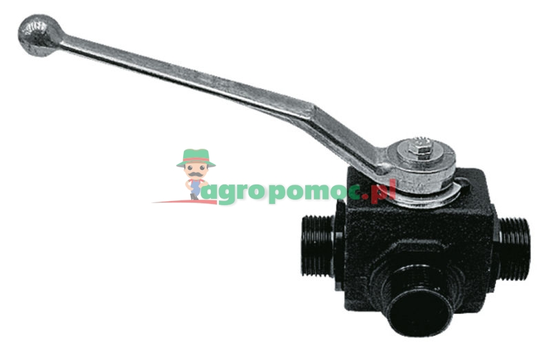 Ball valve BKH-3L-18L DN-13 (M26x1,5) | zdjęcie nr 1