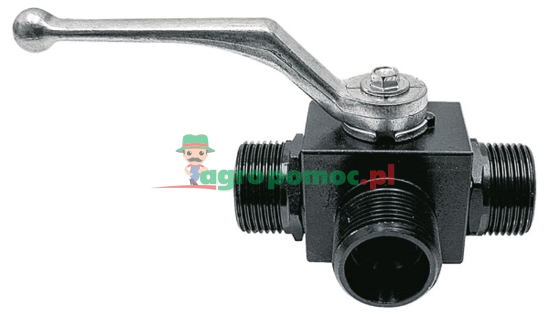 Ball valve BKH-3T-20S DN12 (M30x2,0) | zdjęcie nr 1